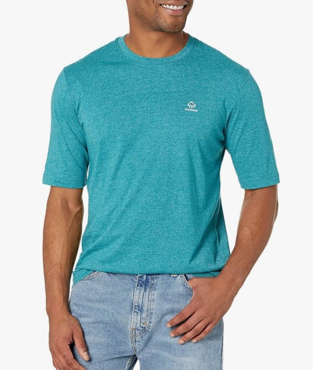 WOLVERINE Men's Edge Short Sleeve Wicking Tee XL Legion Blue Heather NWT